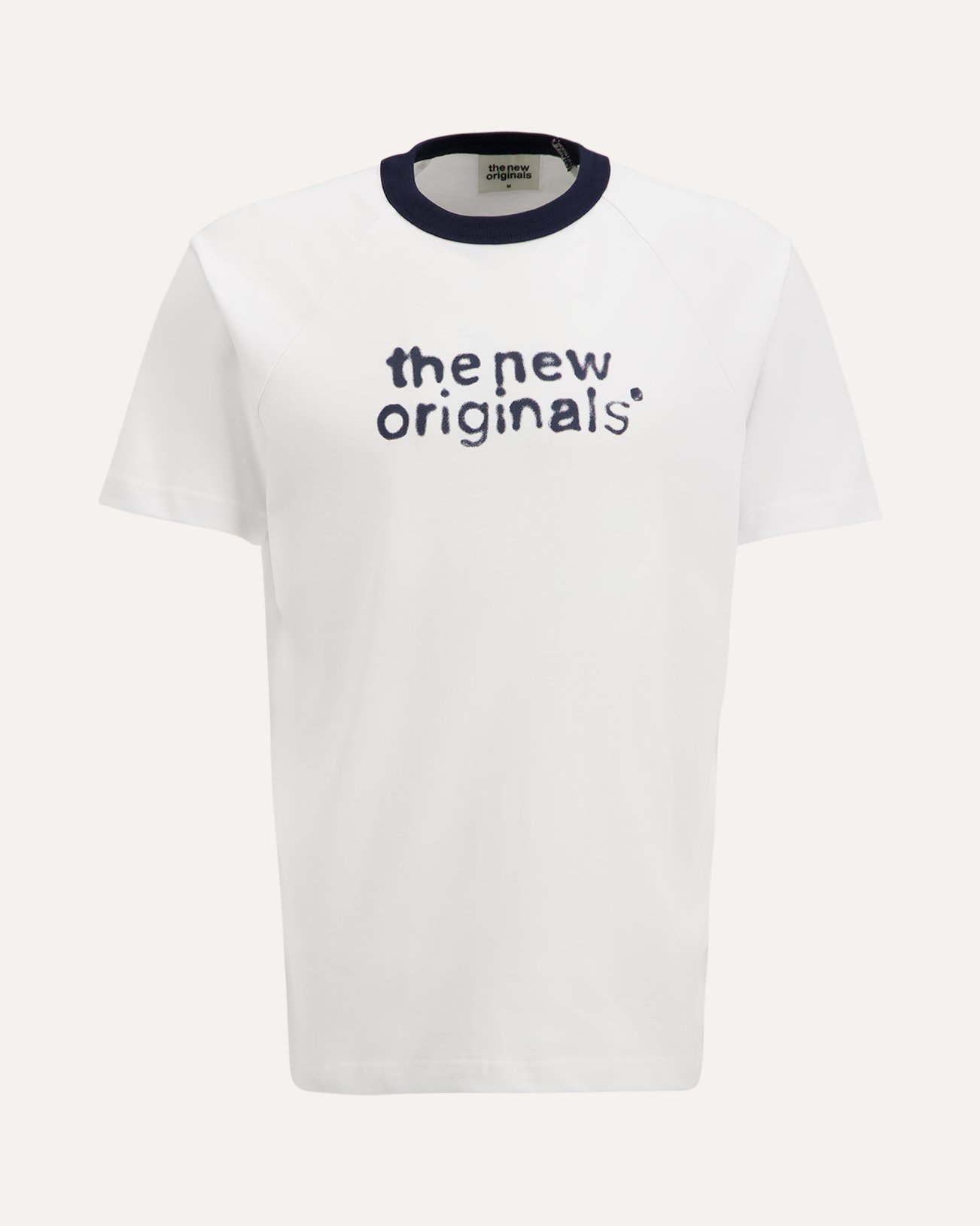 The New Originals Airbrushed Emblem Raglan Tee WIT 1