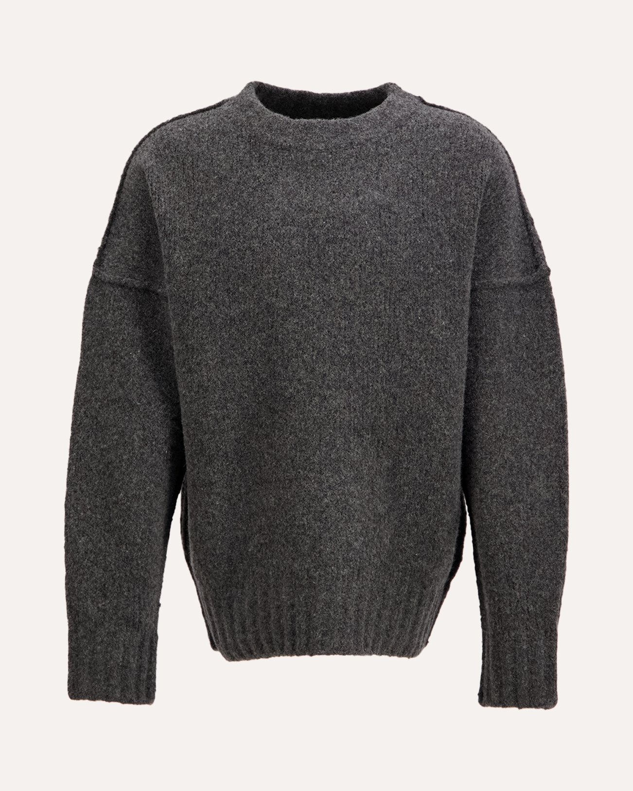 Seventh Wool Knit Crewneck Wool GRIJS 1