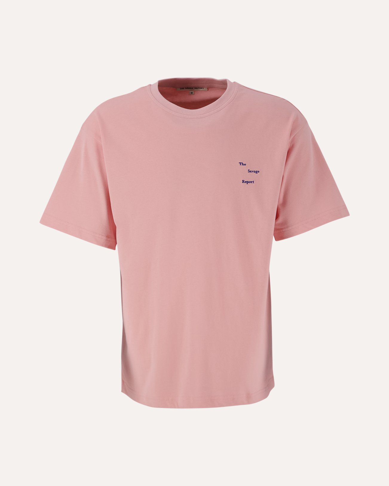 The Savage Report Wavy Logo T-Shirt ROSE 1