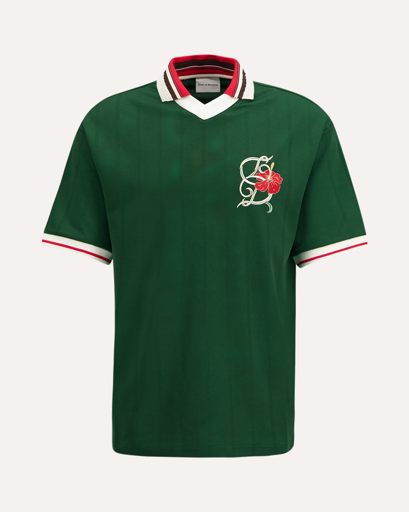 Drole de Monsieur Polo D Hibiscus DONKERGROEN 1