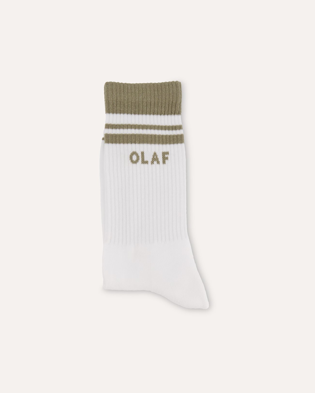 OLAF Stripe Varsity Socks WIT 1