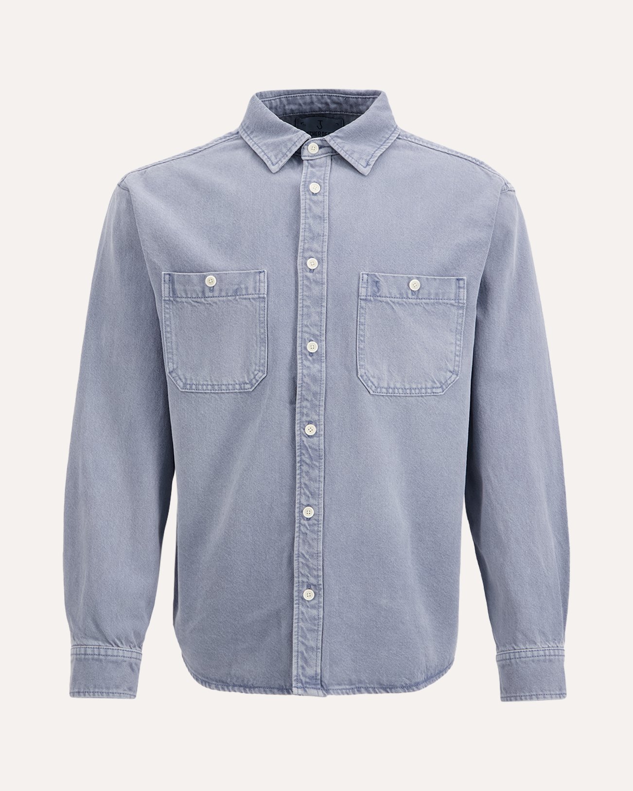 Butcher of Blue Blaine Garment Dye Overshirt BLAUW 1