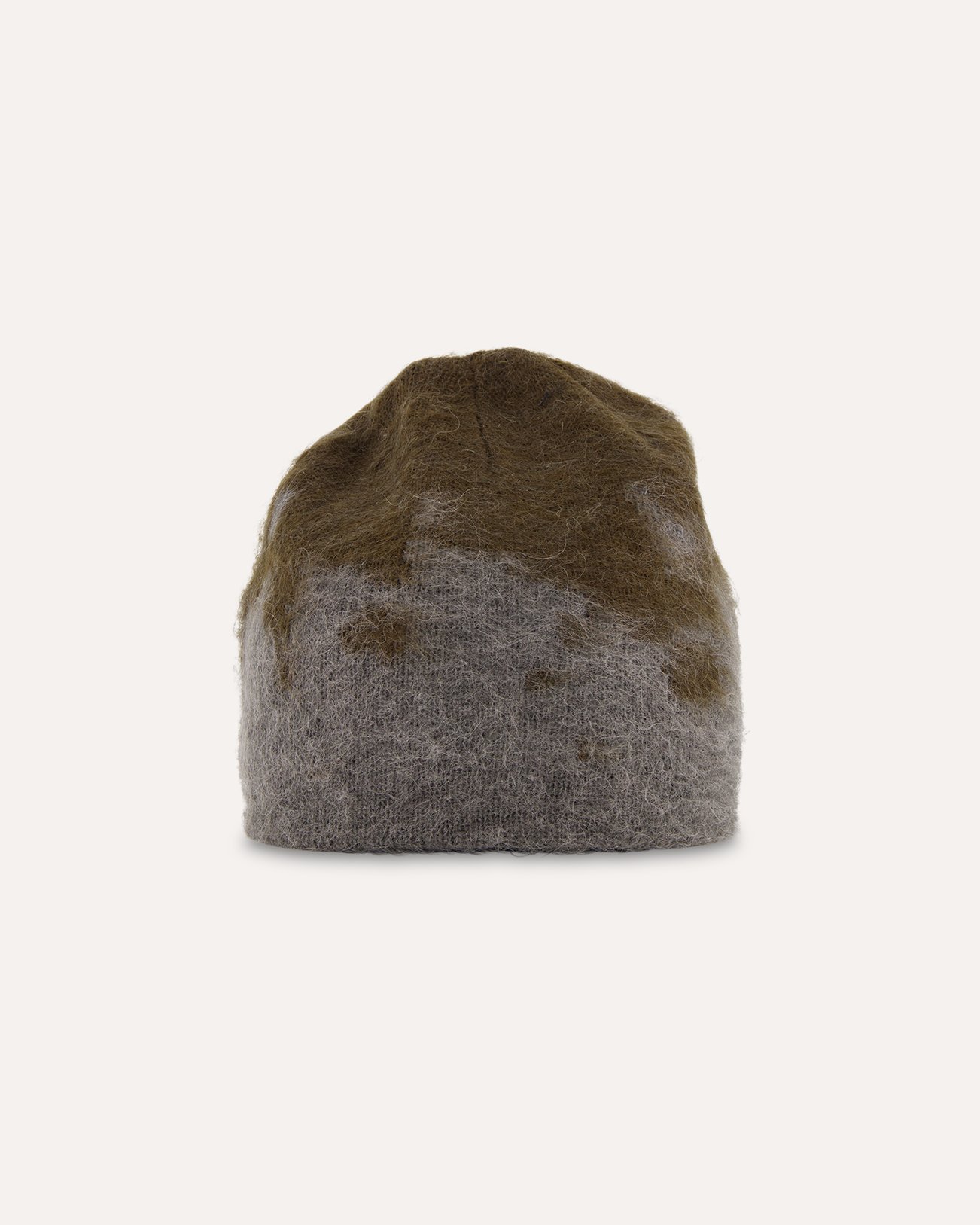 Gramicci Mohair Splatter Beanie GRIJS 1