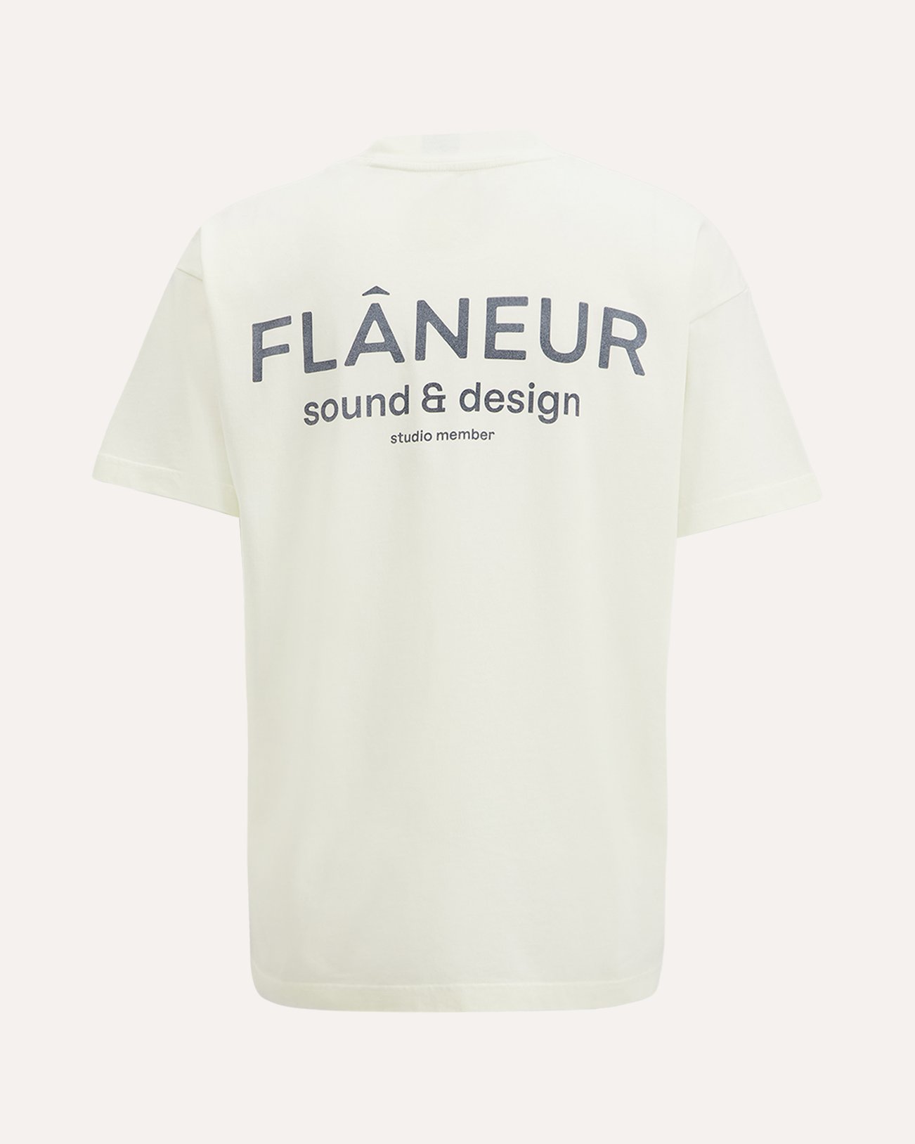 Flaneur Sound & Design T-Shirt WIT 1