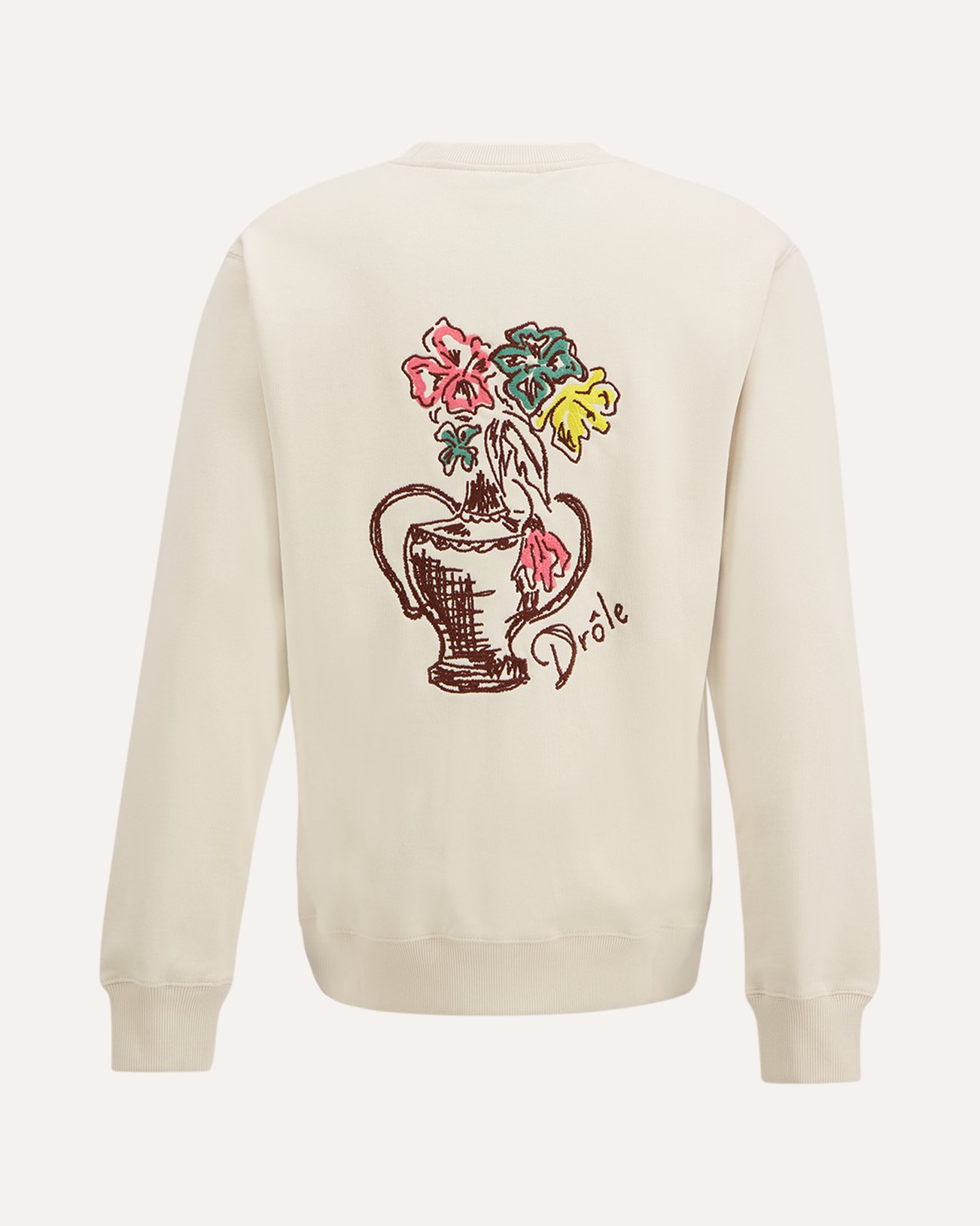 Drole de Monsieur Sweatshirt Vase Havana BEIGE 1