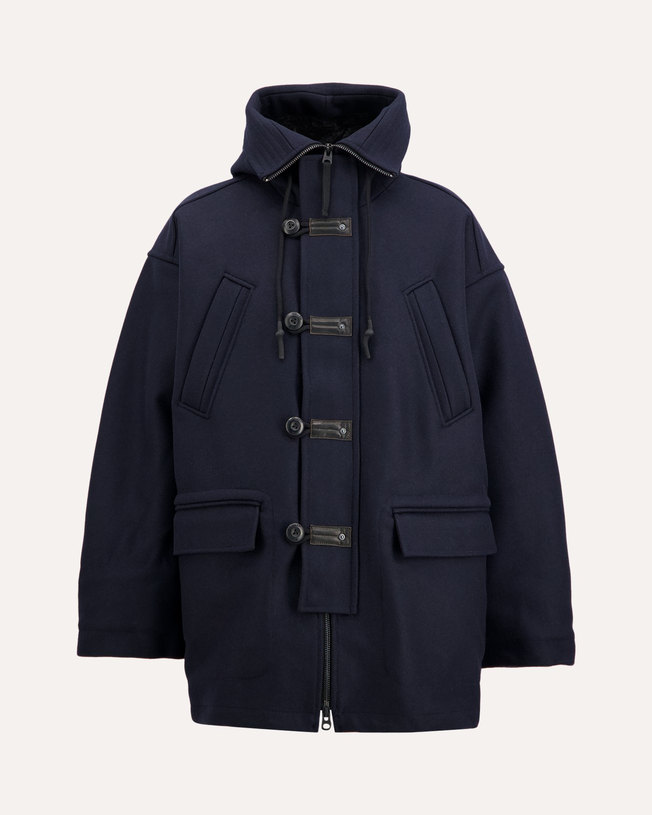 G-Star A Wool Duffle coat DONKERBLAUW 1