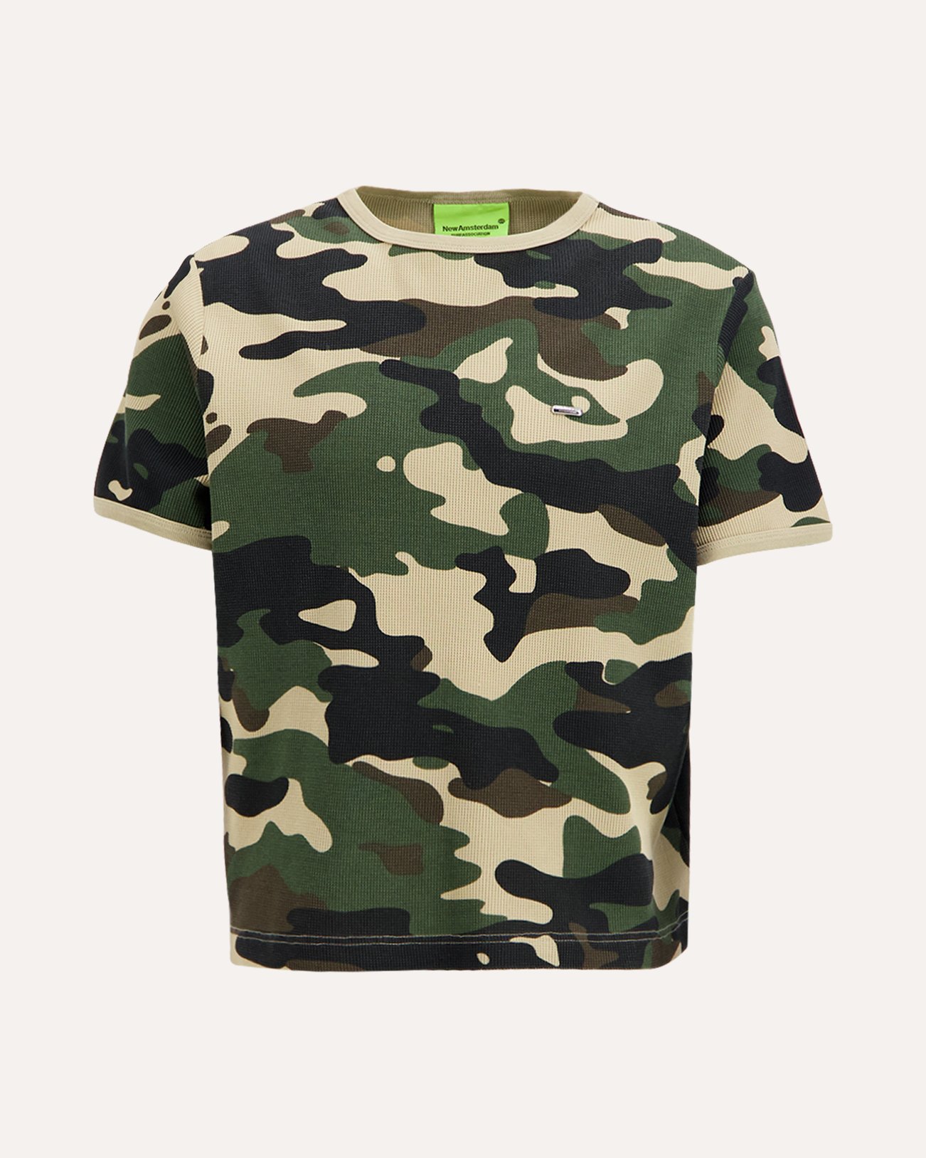 New Amsterdam Surf Association Waffle Tee GROEN 1