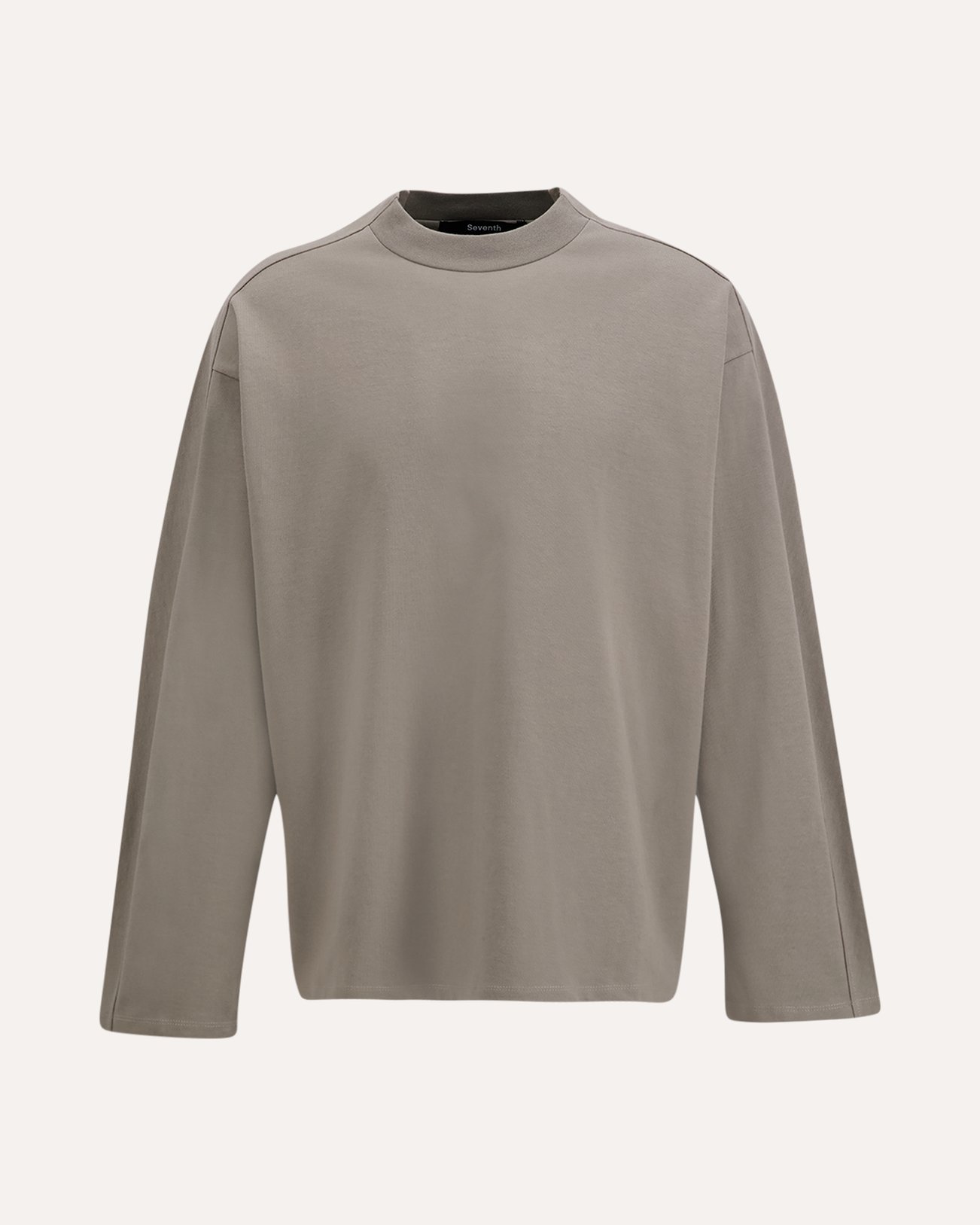 Seventh D7 Studio Long Sleeve Tee Cotton GRIJS 1