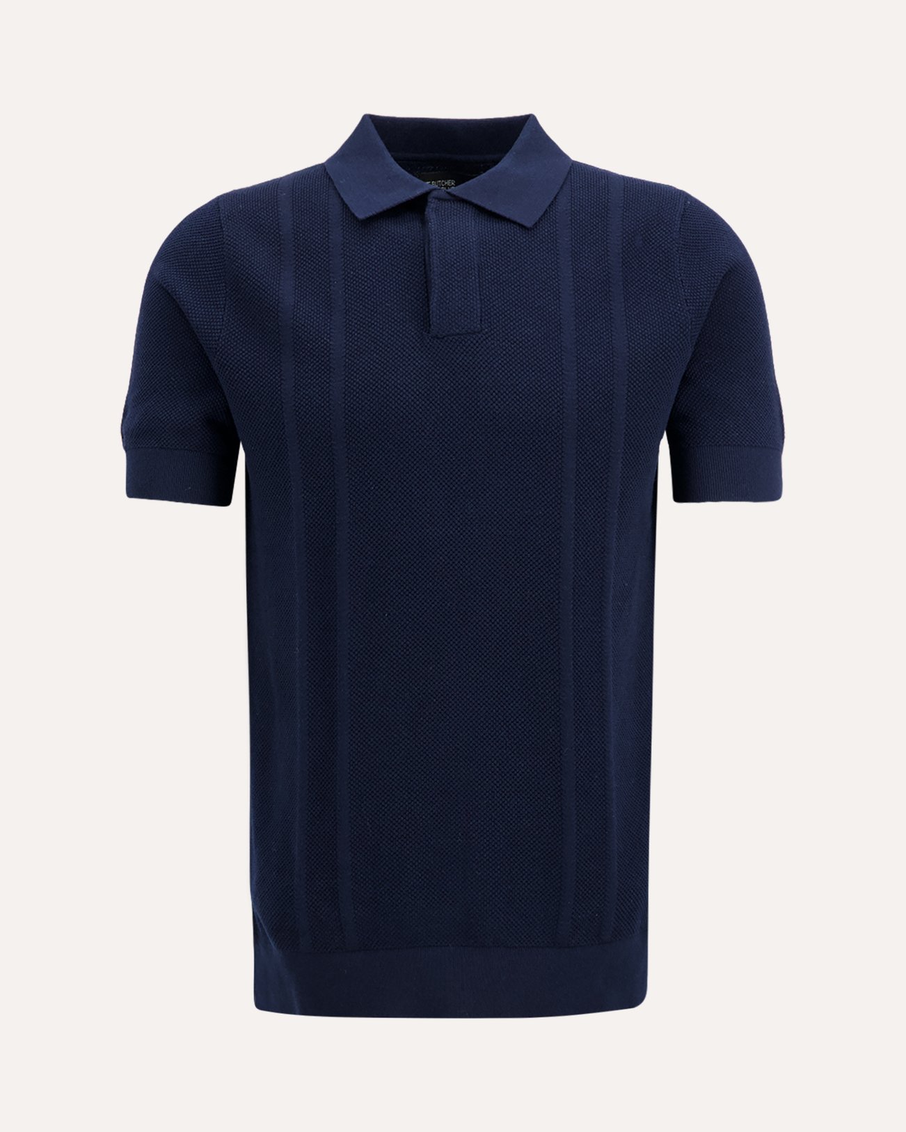 Butcher of Blue Ripley Knit Polo BLAUW 1