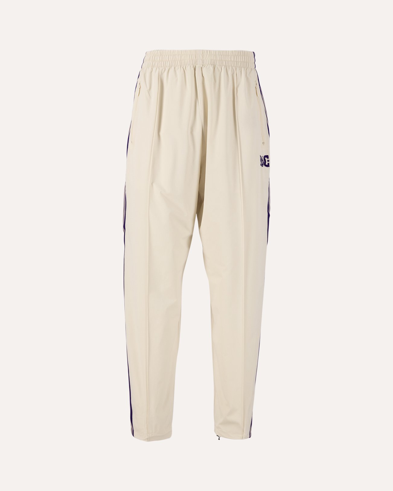 Needles Needles x DC Shoes Track Pant - Poly Ripstop BEIGE 1