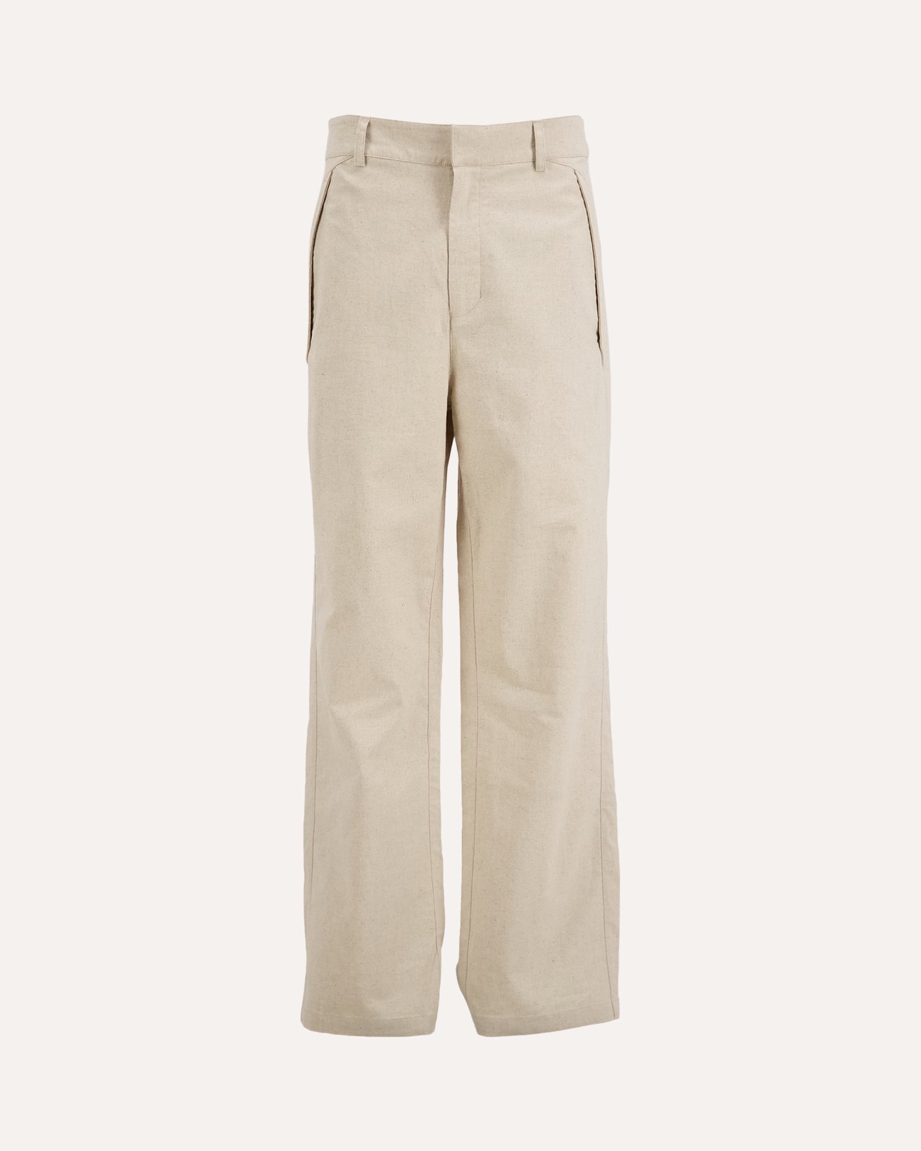Hiking patrol Path Linen Cotton Mixed Trouser BEIGE 1