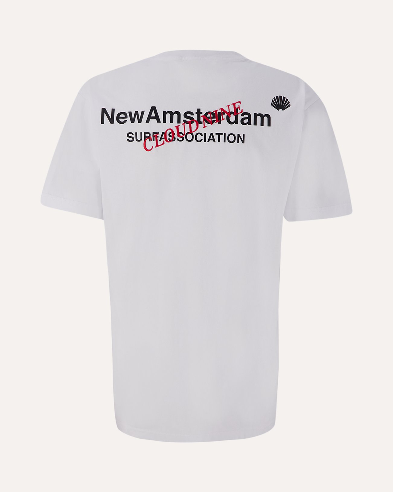 New Amsterdam Surf Association Cloud Nine Tee White WIT 1