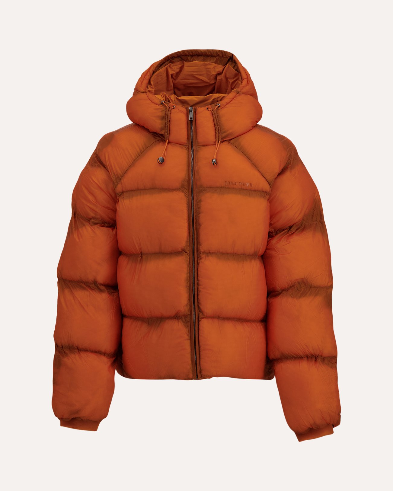 Daily Paper Raglan Sleeve Dias Puffer Jacket ORANJE 1