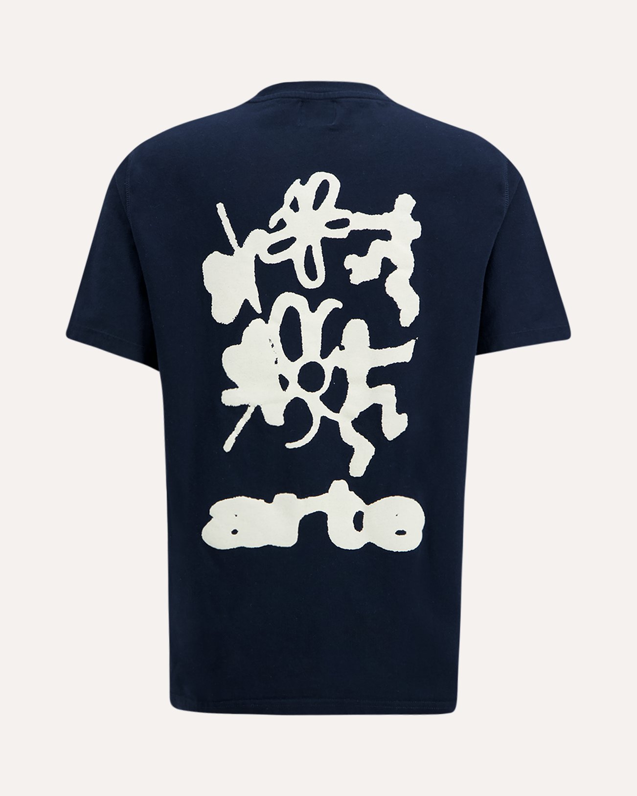 Arte Antwerp Blurry Back Print DONKERBLAUW 1