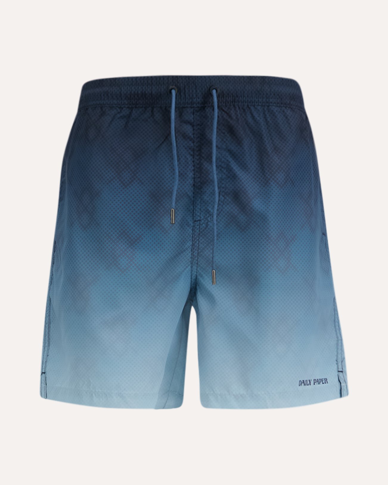 Daily Paper Ombre Dotted Shield Swimshorts BLAUW 1