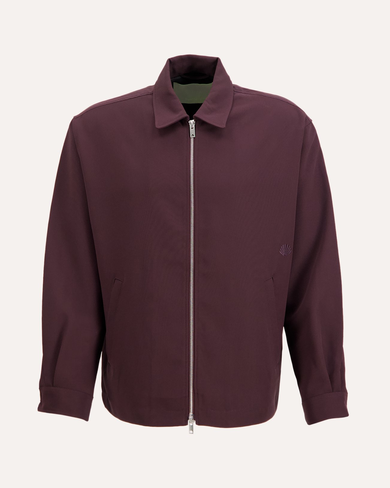 New Amsterdam Surf Association Zip Up Shirt ROOD 1