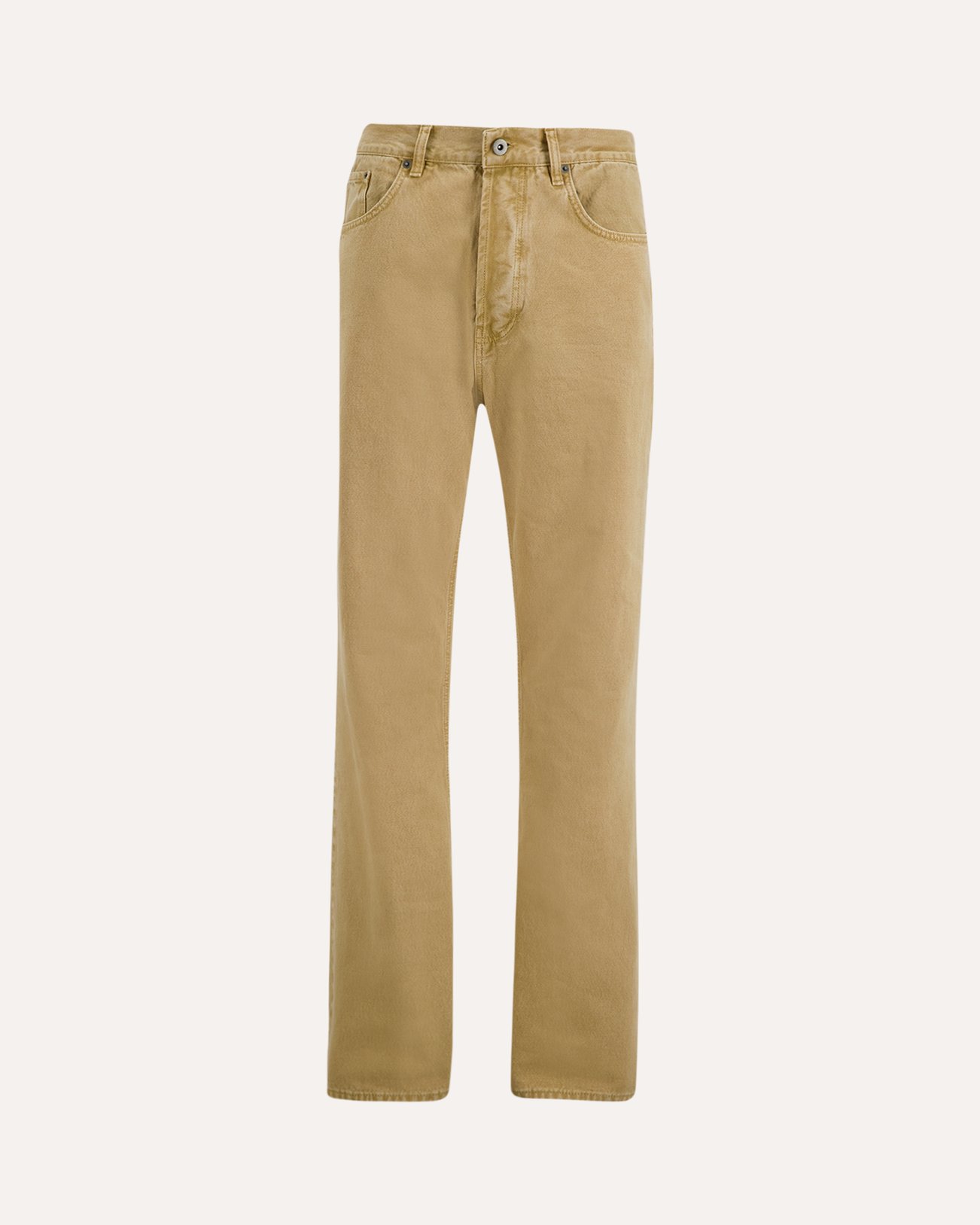 OLAF Regular Washed Canvas Pant LICHTBRUIN 1