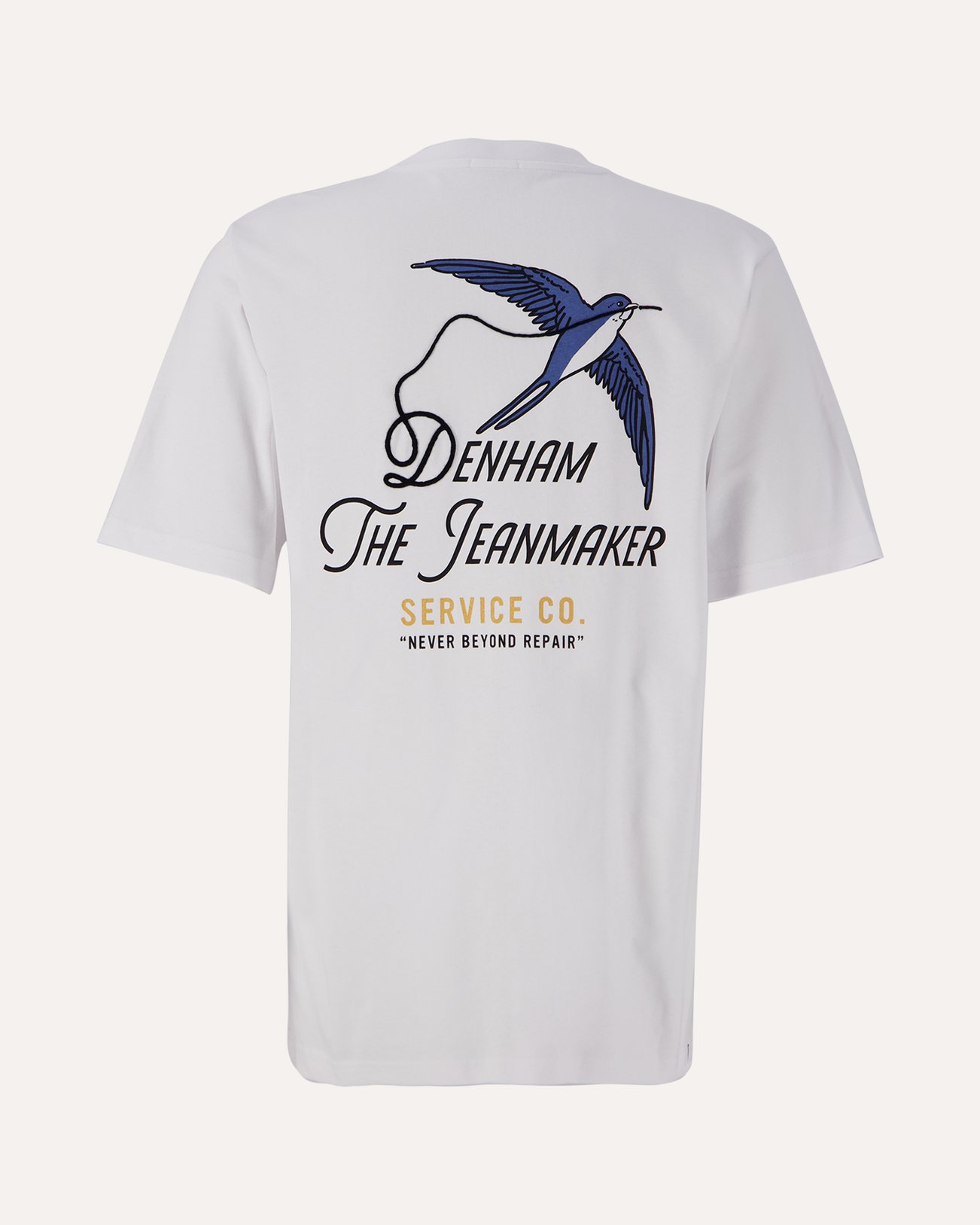 Denham Service Co Relaxed Tee JJ WIT 1