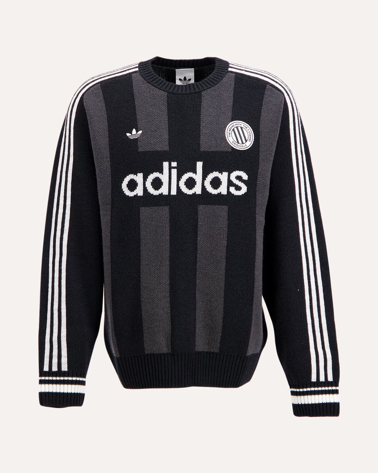 adidas Knitted GFX Crewneck ZWART 1