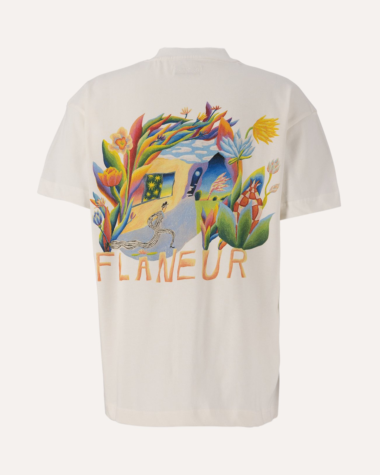 Flaneur Passage Of Time T-Shirt WIT 1
