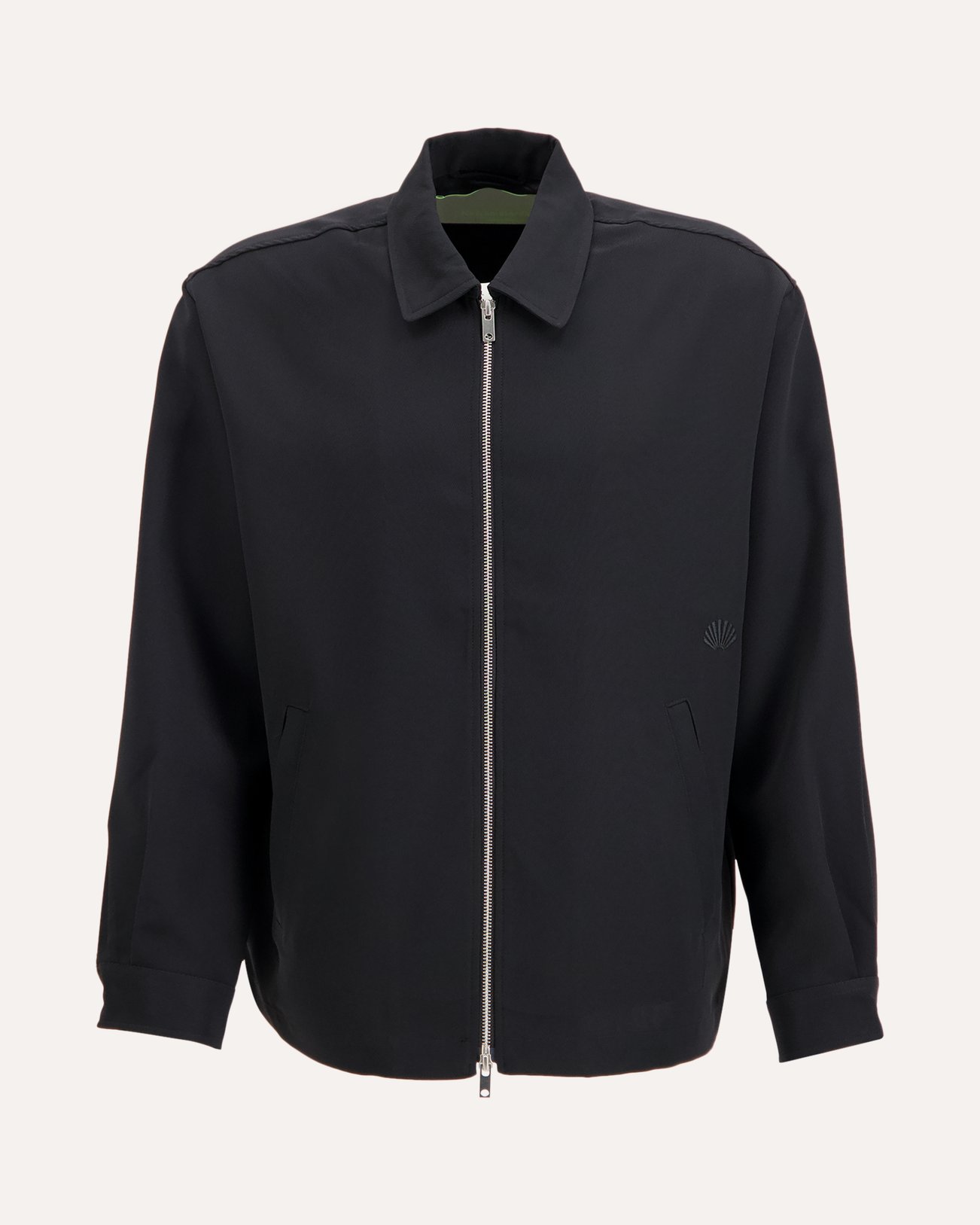 New Amsterdam Surf Association Zip Up Shirt ZWART 1
