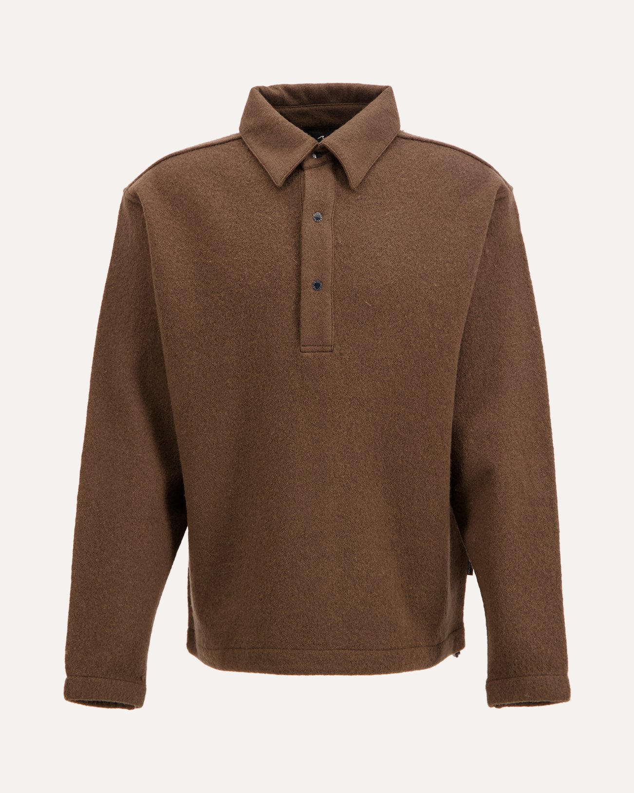Cesar Equipment Oakdale Boiled Wool Shirt BRUIN 1