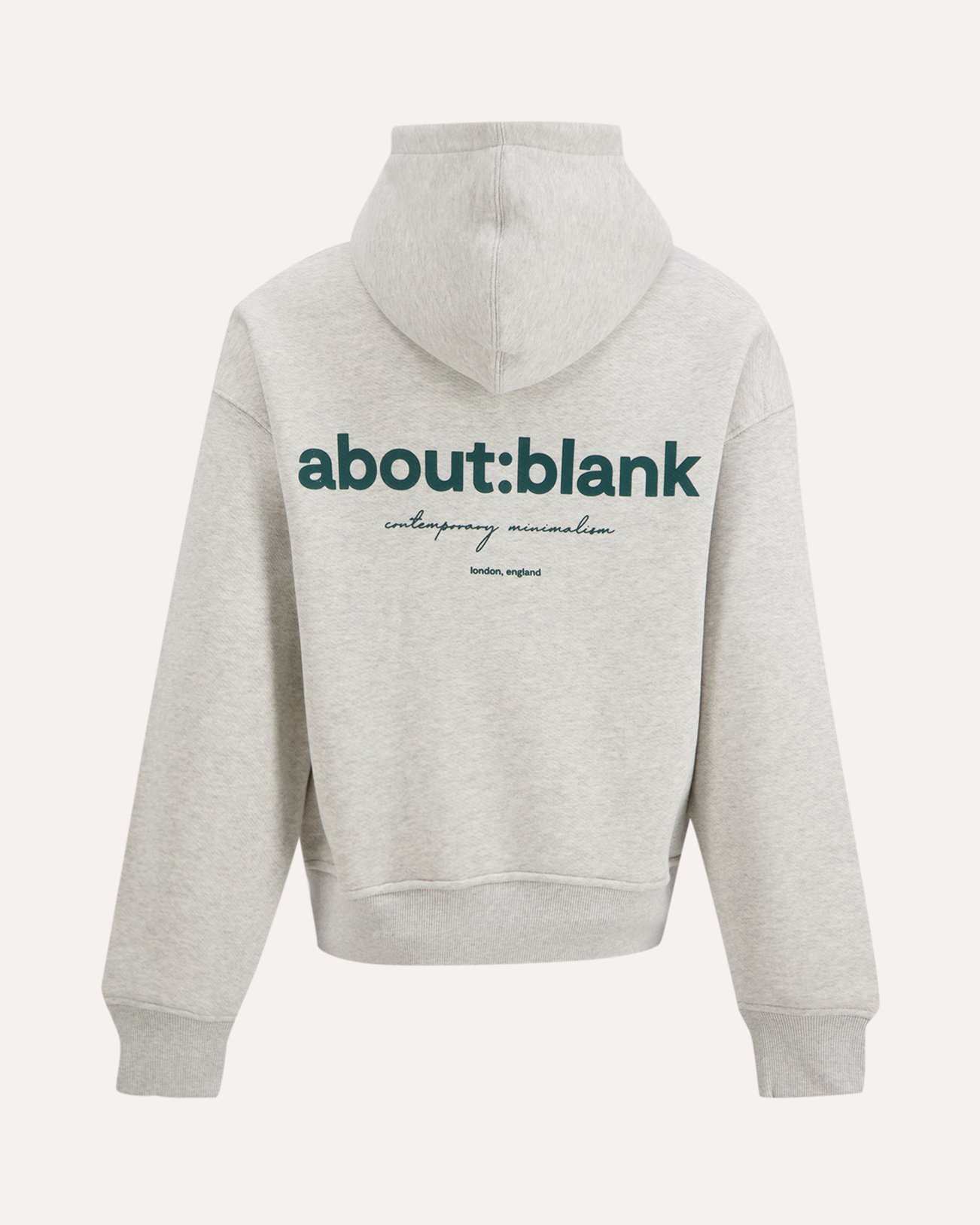 about:blank Box Hoodie GRIJS 1