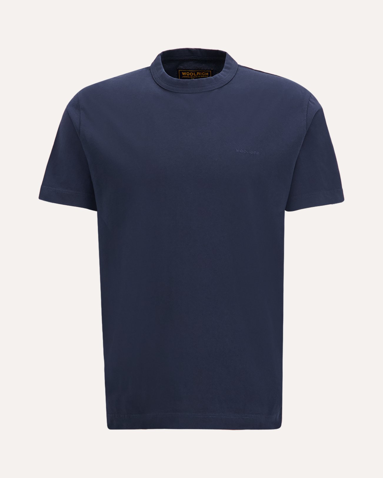 Woolrich Logo T Shirt BLAUW 1