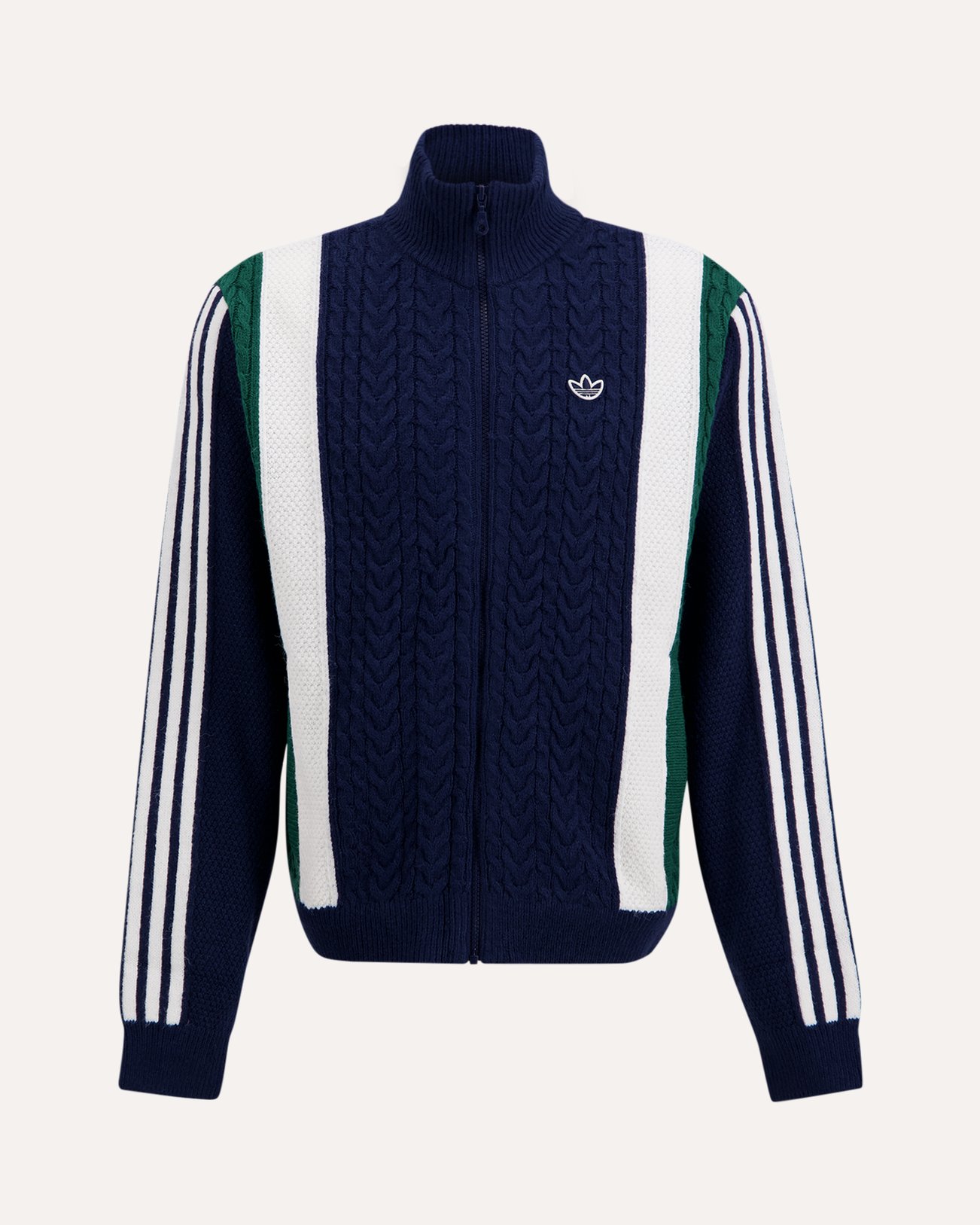 adidas Knitted Tracktop DONKERBLAUW 1