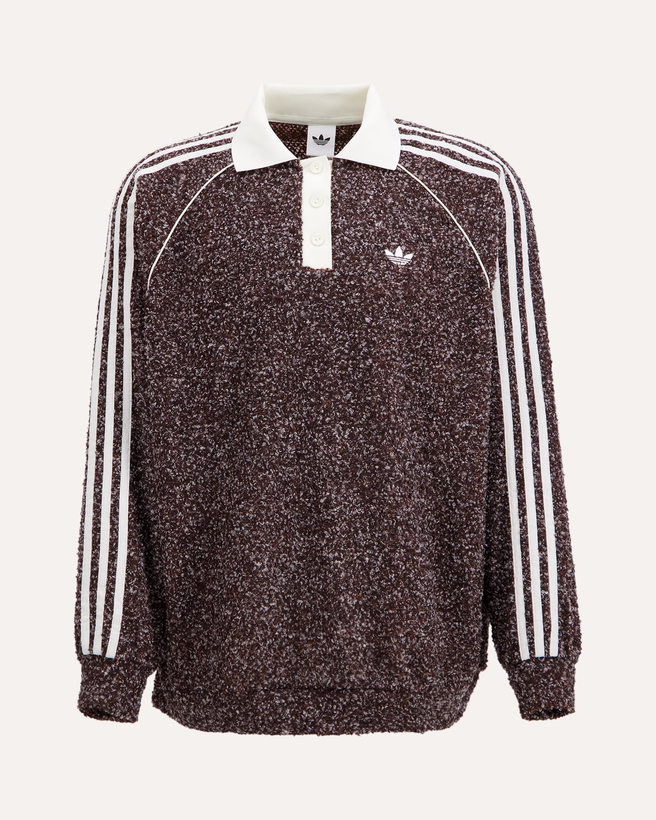 adidas Oversized Polo Crew DONKERBRUIN 1