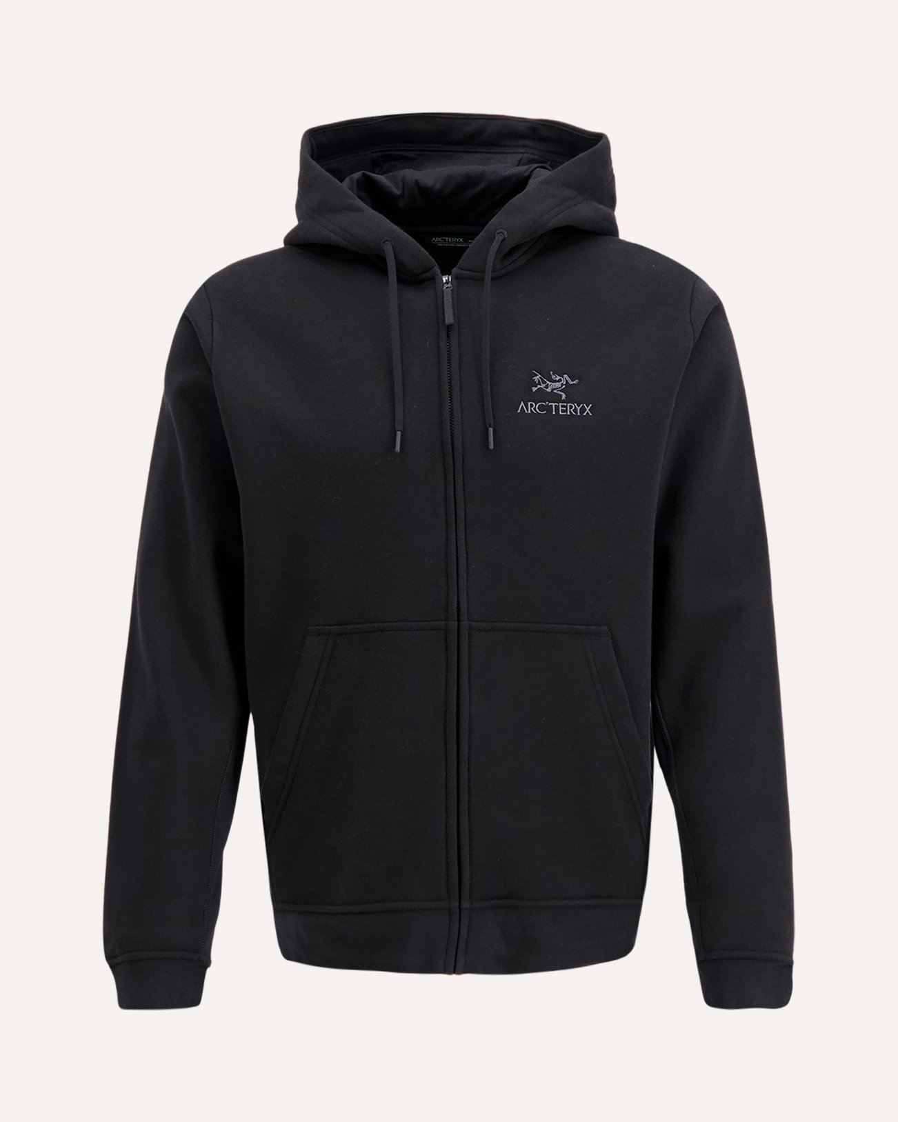 Arc'teryx Emblem Fleece Full-Zip Hoody M ZWART 1