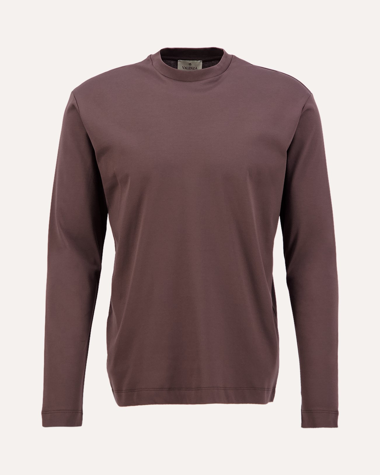Valenza Interlock Supima T-Shirt L/S BRUIN 1