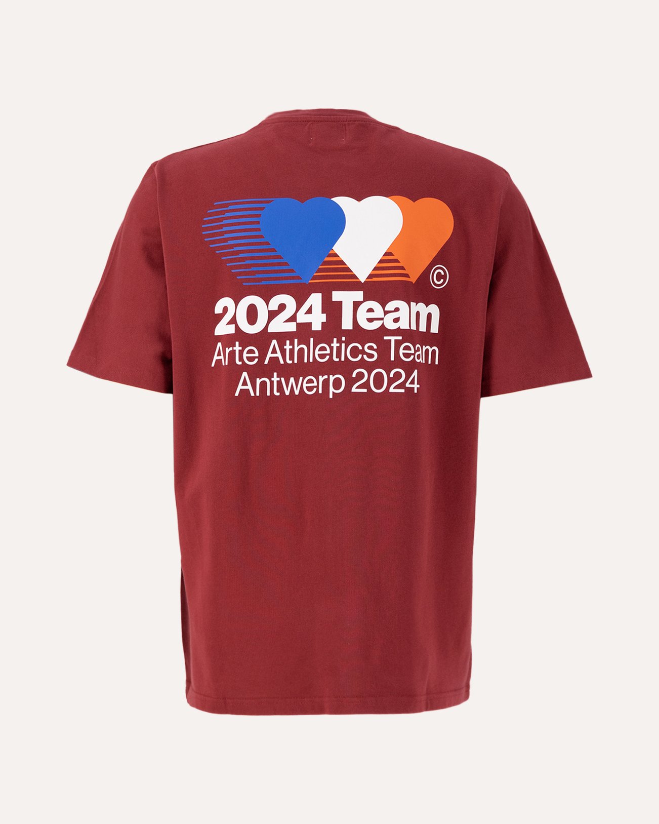 Arte Antwerp Teo Back Team T-Shirt BORDEAUX 1