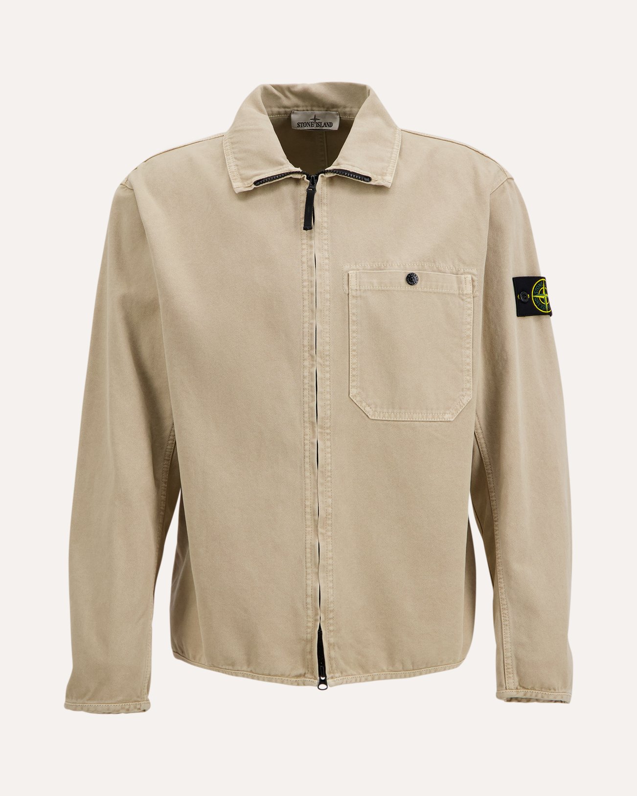 Stone Island S0184 Overshirt ZAND 1