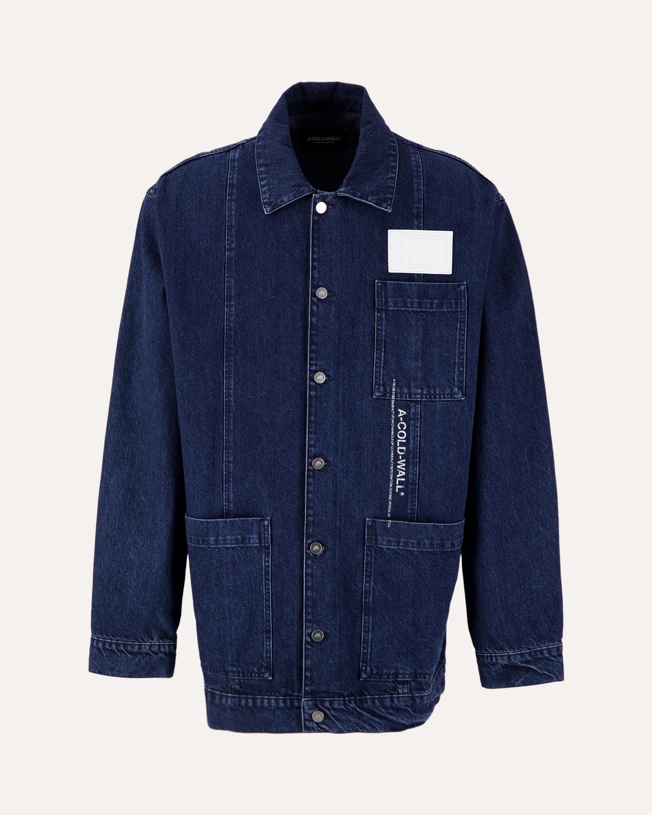 A-COLD-WALL* Discourse Chore Jacket DONKERBLAUW 1