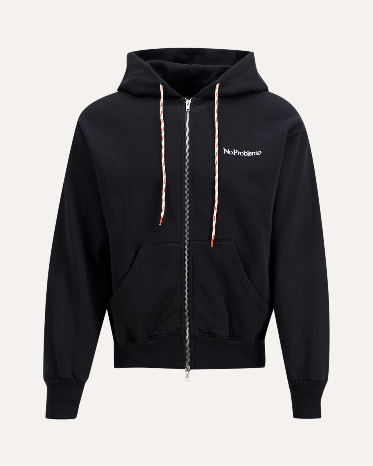 No Problemo Mini Problemo Zip Hoodie ZWART 1