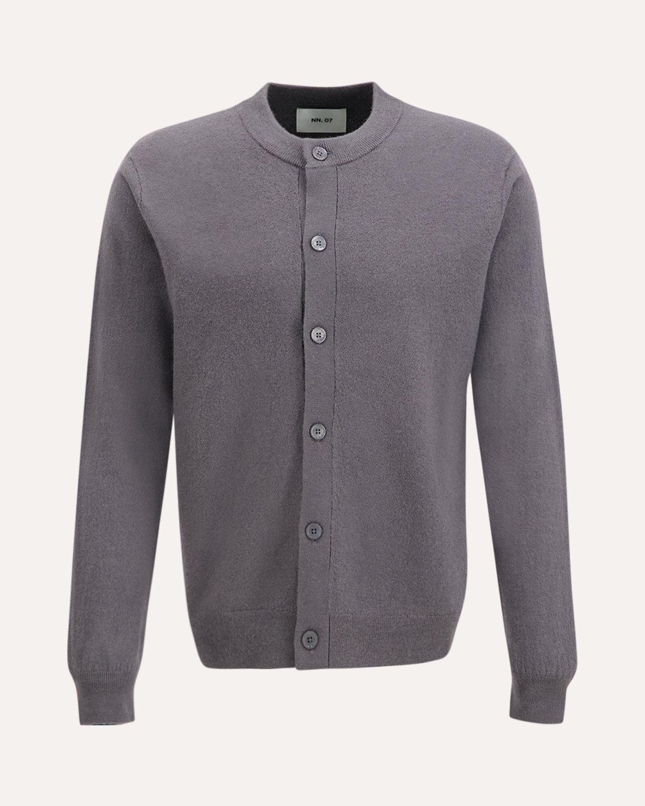 NN.07 Jasper Crew Cardigan 60062 ANTHRACIET 1