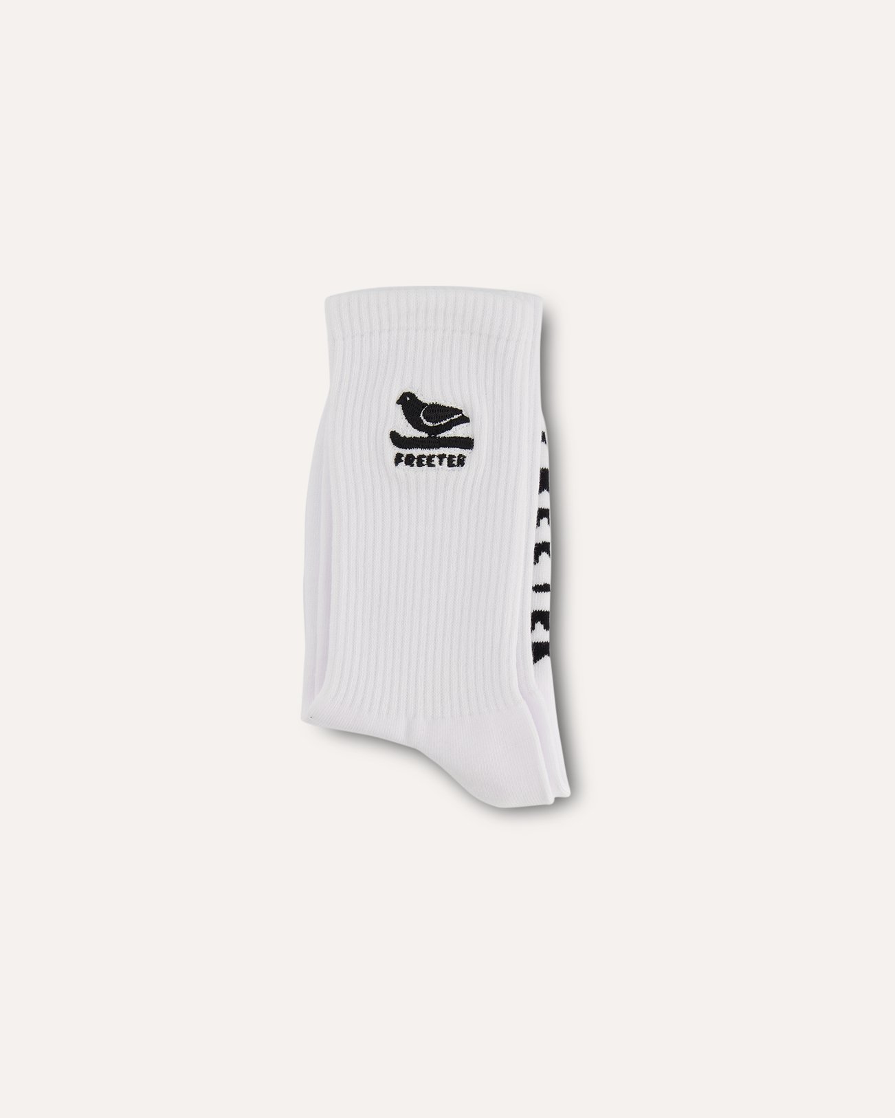 Freeter Logo Socks WIT 1