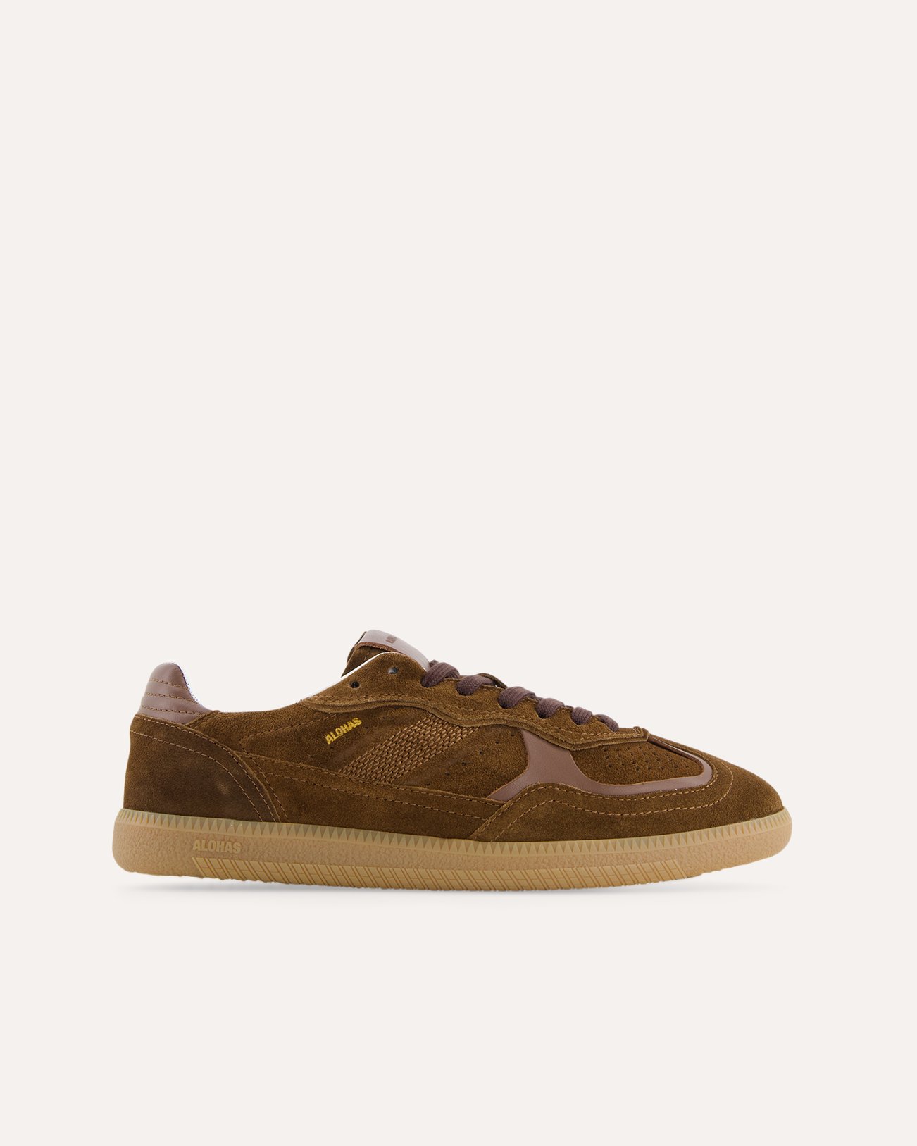Alohas Tb.490 Rife Chocolate Brown Leather Sneakers BRUIN 1