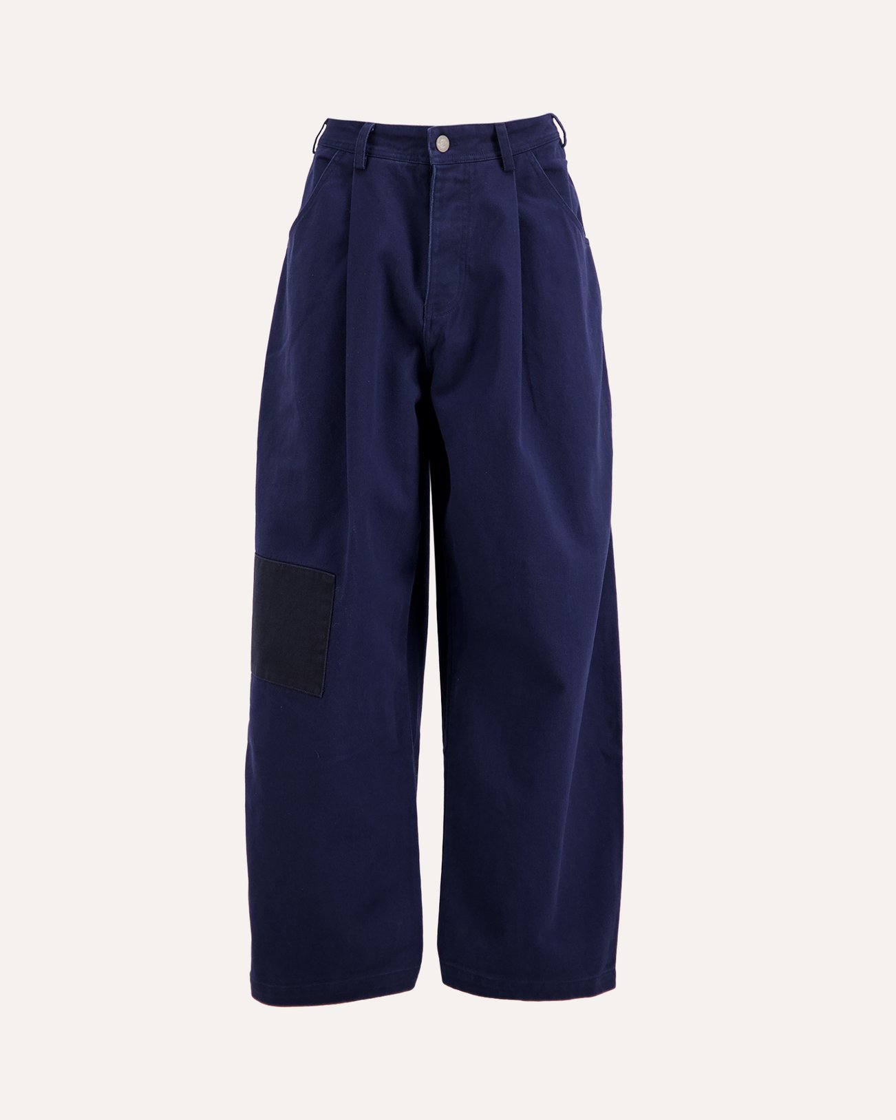 PAL Sporting Goods Ranch Patchwork Wide Leg Pants DONKERBLAUW 1