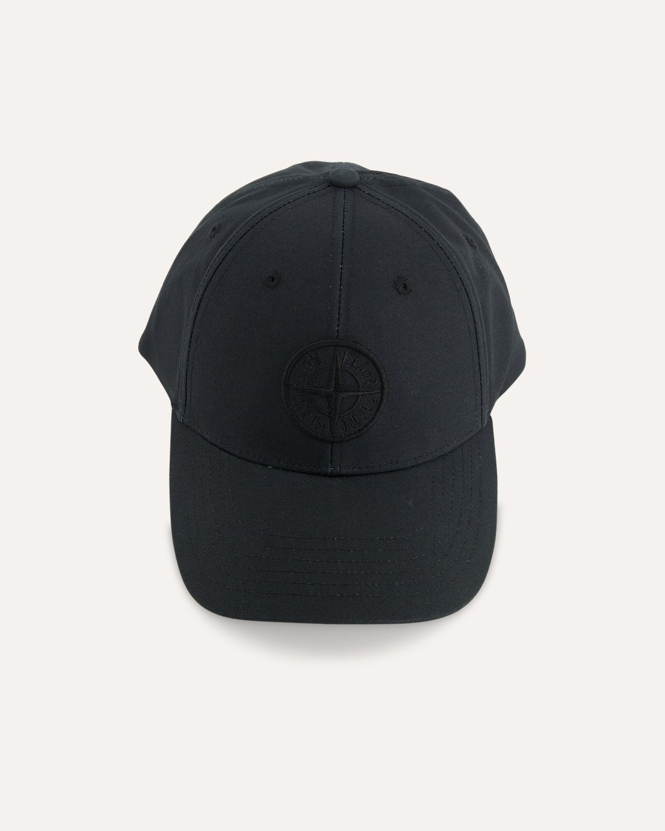 Stone Island 99661 Cotton Rep Cap ZWART 1