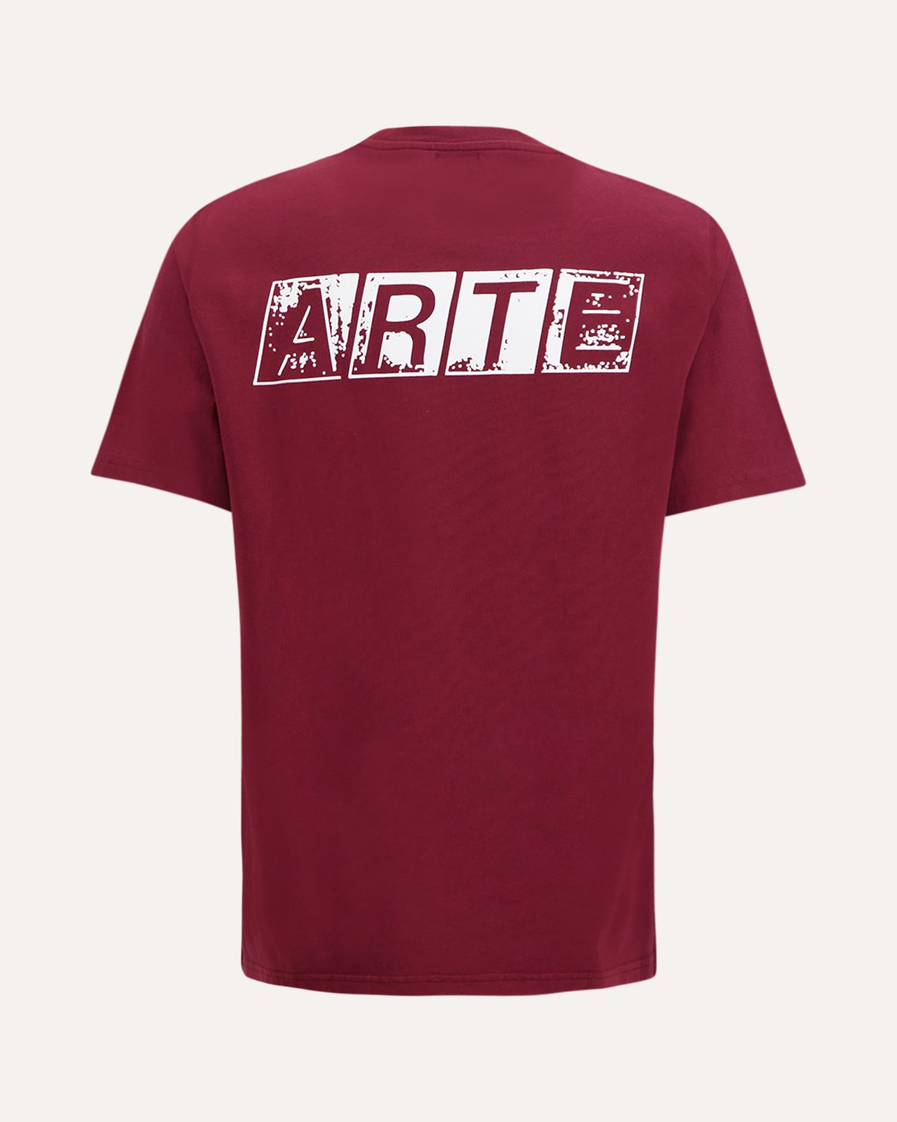 Arte Antwerp Faded Back Print T-Shirt ROOD 1