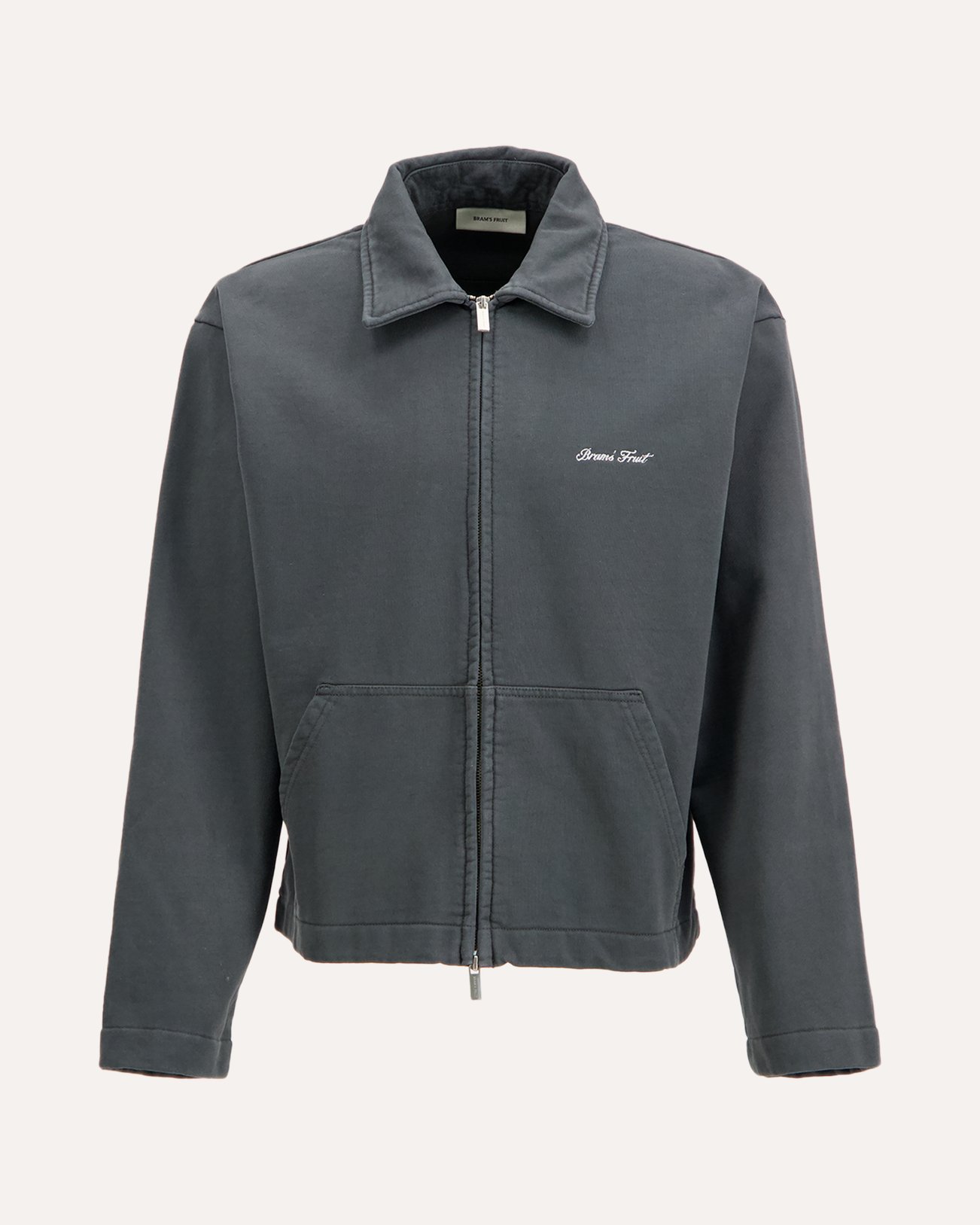 Brams Fruit Script Logo Full Zip Sweat ZWART 1