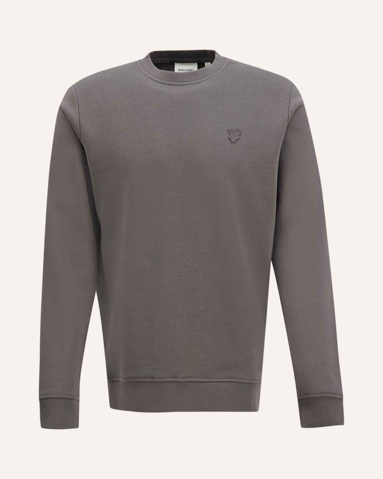 Lyle & Scott Superfine Crew Neck Sweatshirt ANTHRACIET 1