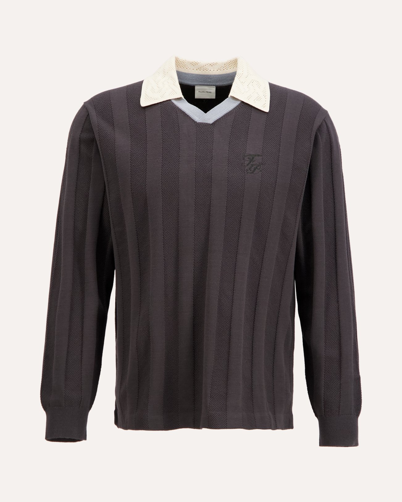 Filling Pieces Knit Football Jersey ANTHRACIET 1