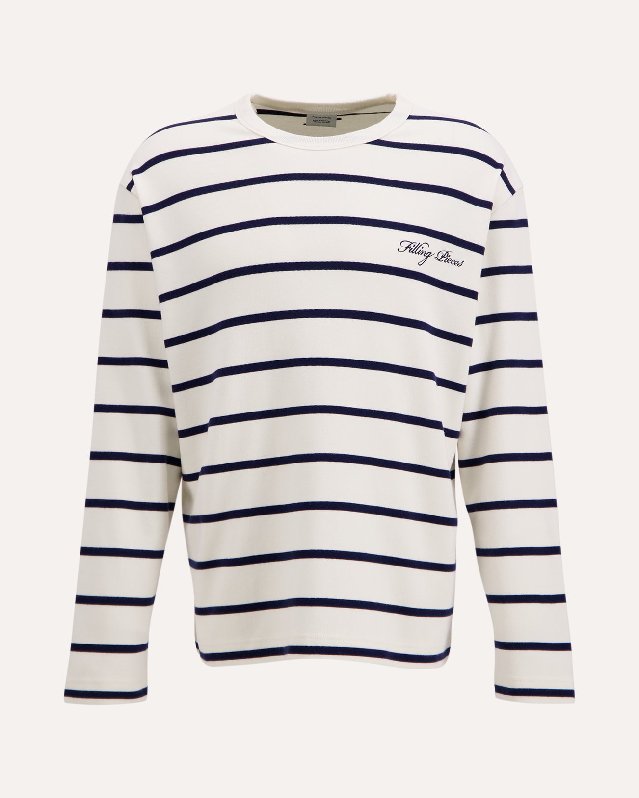 Filling Pieces Longsleeve Striped WIT 1