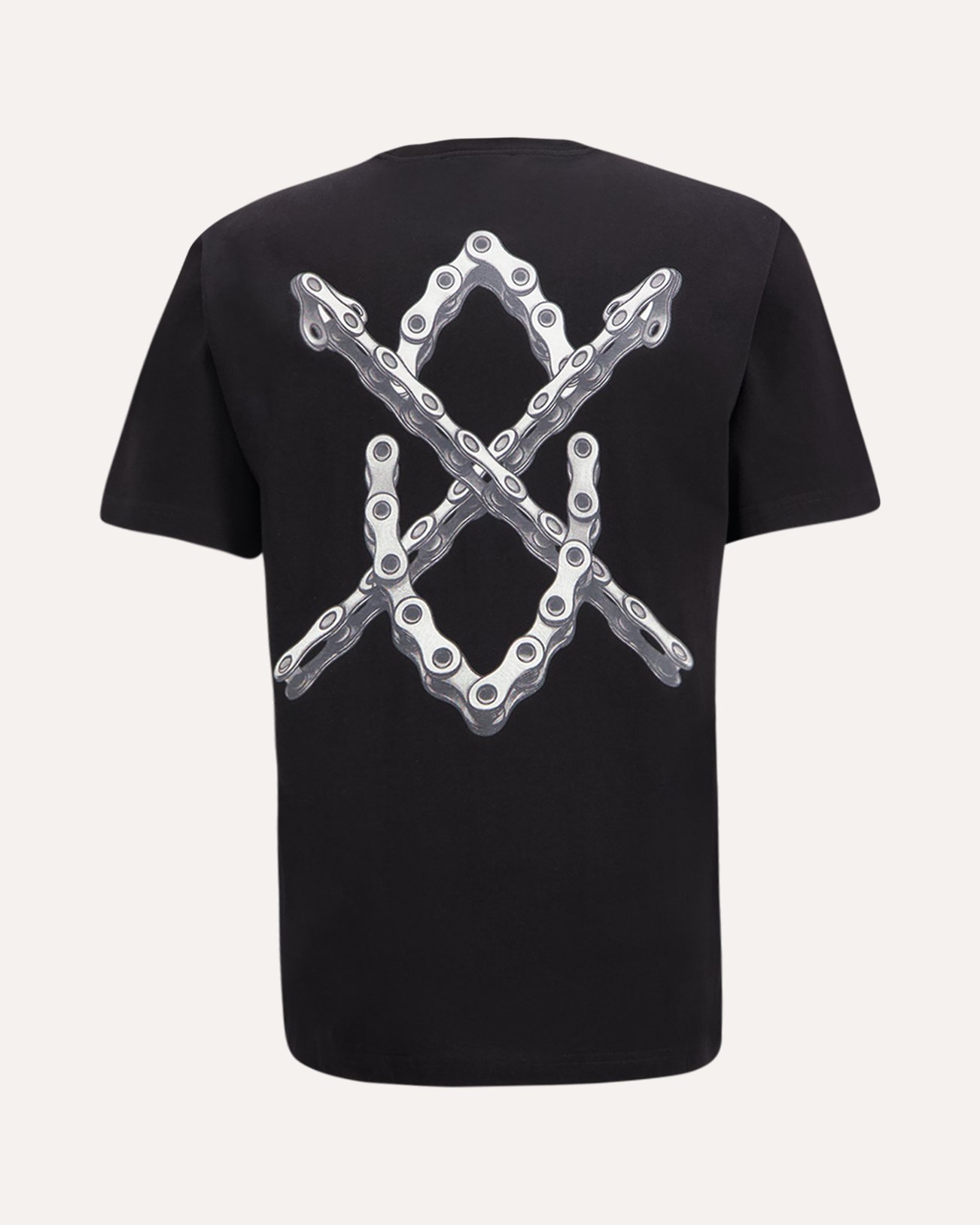 Daily Paper Chain Shield T-Shirt ZWART 1
