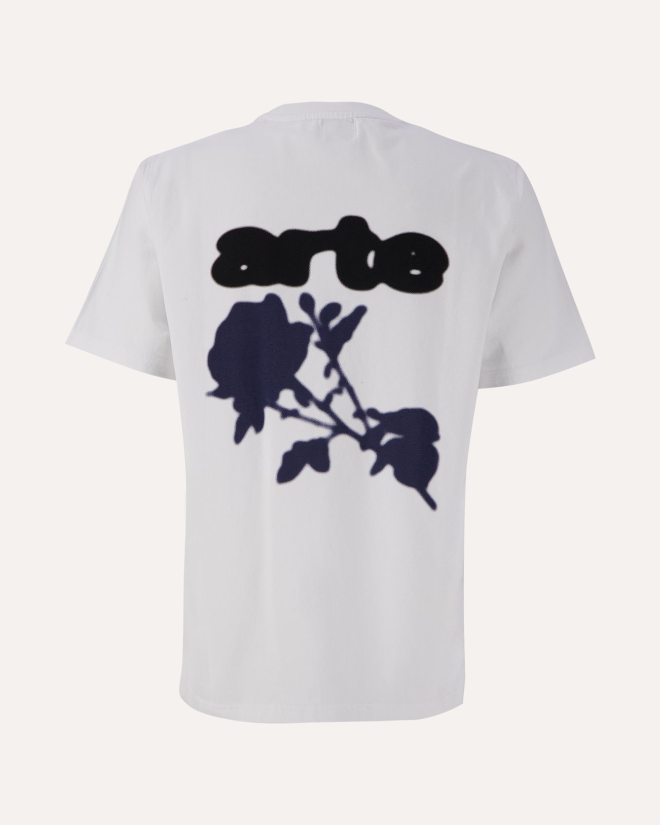 Arte Antwerp Blur Back Flower T'Shirt WIT 1