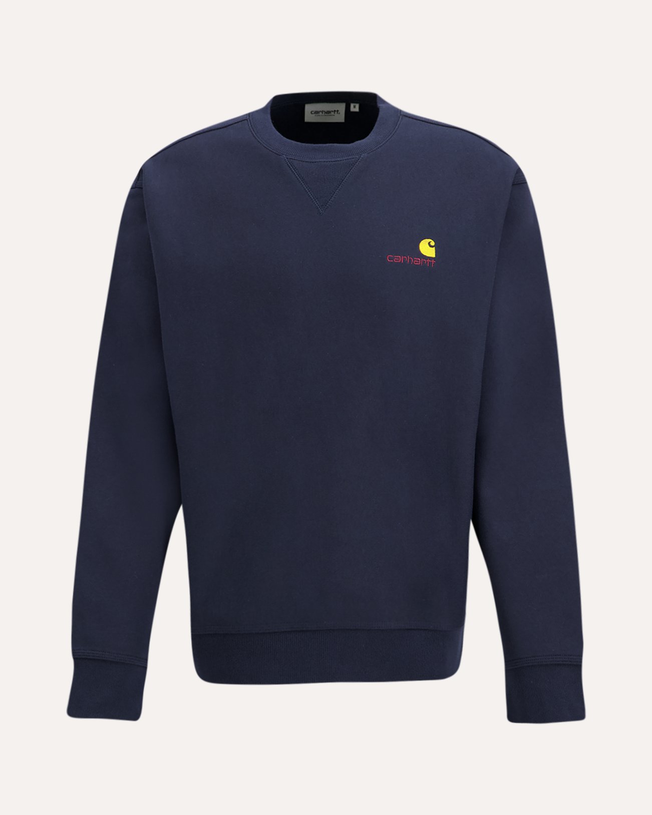 Carhartt American Script Sweat DONKERBLAUW 1