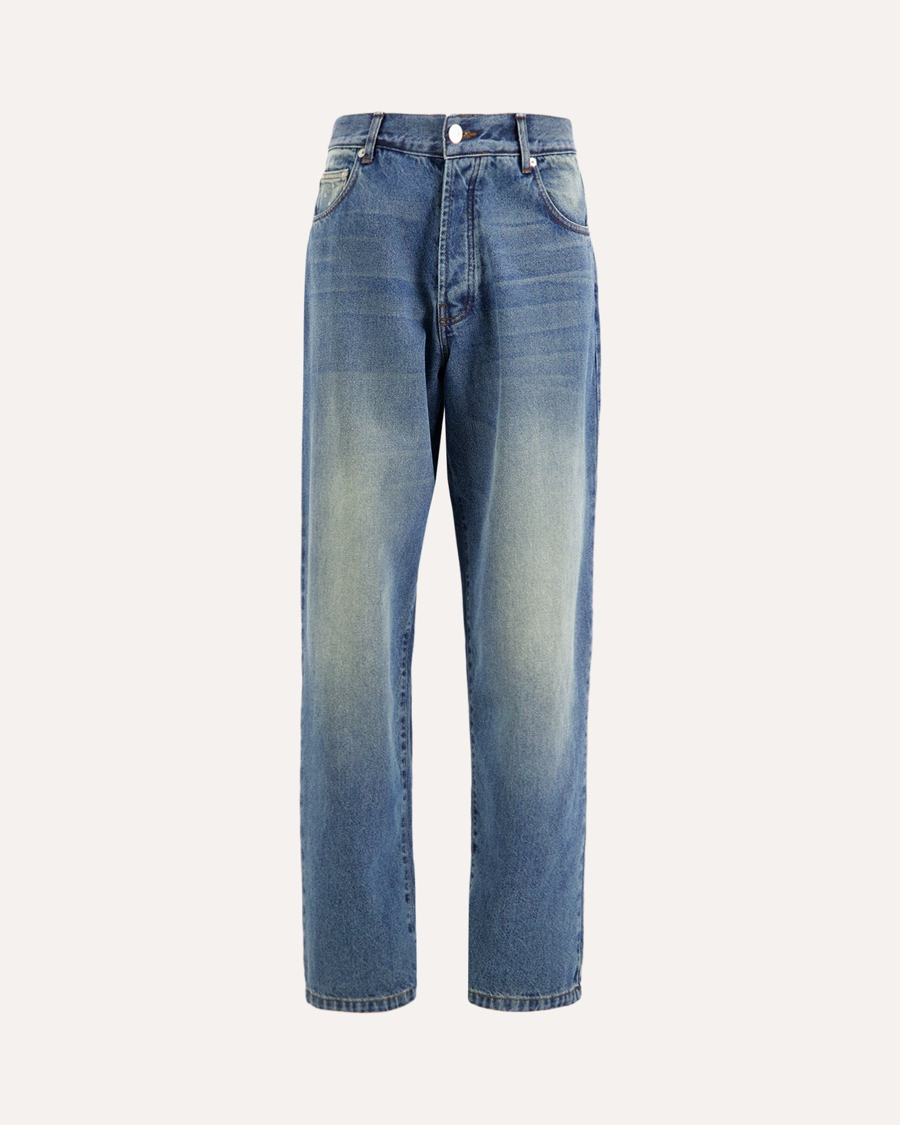 POP Trading Company Drs Denim Pants BLAUW 1